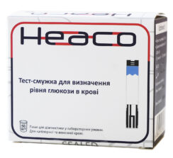 Тест-смужки до глюкометра Heaco Safe AQ Voice в коробці 50 шт.